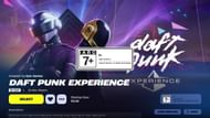 Join the Fortnite Daft Punk Live event from the event banner (Image via Sportskeeda Gaming || Epic Games)
